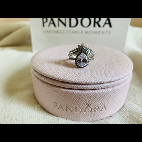 ⚡️MemDaySale⚡️2in1 Pandora Teardrop &Wishbone Set - Picture 5 of 11